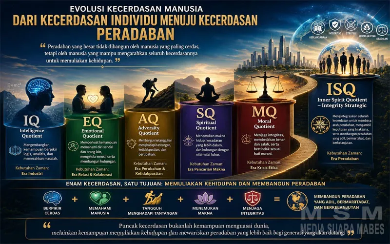 Evolusi Kecerdasan Manusia Jadi Kunci Kepemimpinan Peradaban Abad ke-21