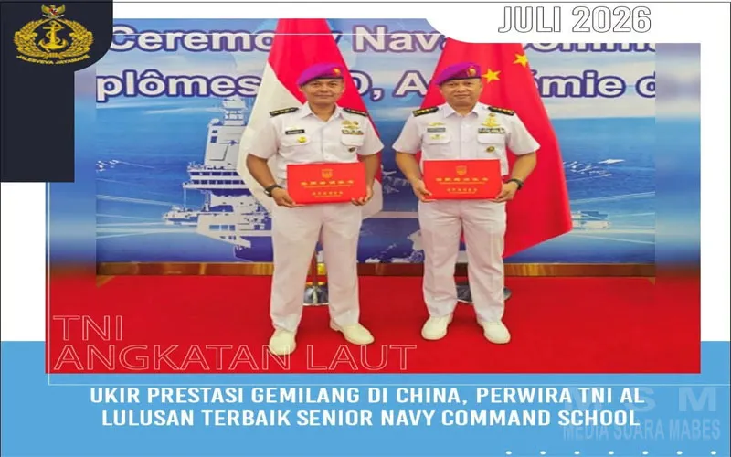 Dua Perwira Marinir TNI AL Raih Prestasi Gemilang di Pendidikan Strategis PLA Navy China
