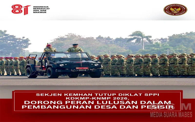 Sekjen Kemhan Tutup Diklat SPPI 2026, 33.785 Peserta Siap Perkuat Pembangunan Daerah dan Pesisir