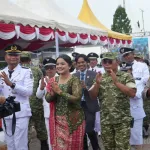 Seru, Defile Kecamatan Warnai HUT Ke-23 Kabupaten Humbang Hasundutan