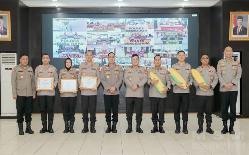 Polres Ketapang Raih Peringkat III Pemanfaatan Lahan Produktif Gugus Tugas Polri Dukung Ketahanan Pangan Polda Kalbar