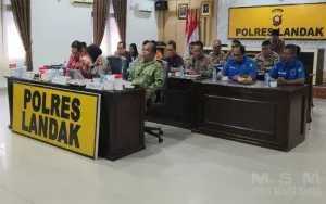Polres Landak Perkuat Sinergi Cegah Karhutla, Kapolres: Penanganan Bukan Tugas Satu Instansi
