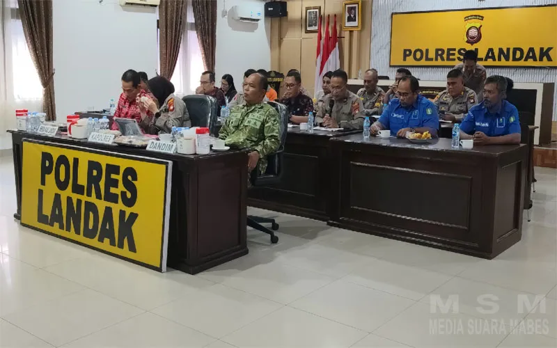 Polres Landak Perkuat Sinergi Cegah Karhutla, Kapolres: Penanganan Bukan Tugas Satu Instansi