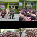Babinsa Setiamulya dan Pahlawan Setia Berikan Edukasi Anti-Perundungan kepada Siswa SDN Bintara Jaya IV