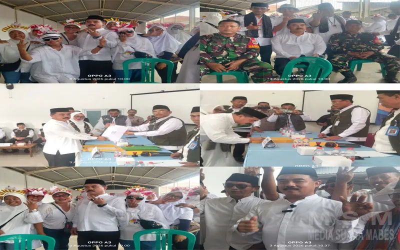 Warga Pahlawan Setia Antusias Mengawal Pendaftaran Haji Zainal Abidin sebagai Calon Kepala Desa Periode 2026–2034