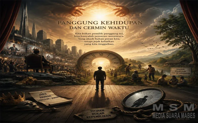Panggung Kehidupan dan Cermin Waktu: Ketika Amanah Menjadi Jejak yang Abadi