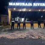 Patroli Skala Besar Polres Landak Sisir Kota Ngabang, Antisipasi Curat, Curas dan Kriminalitas