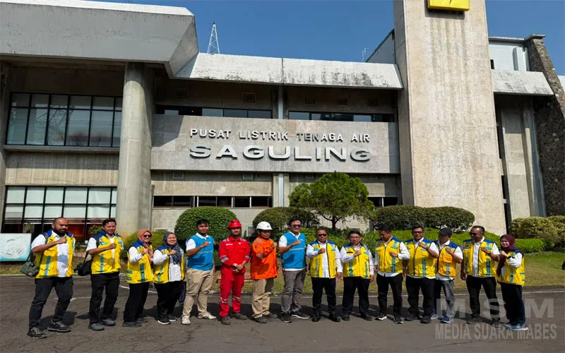 Dirjen SDA Kementerian Pekerjaan Umum Tinjau PLTA Saguling, Pastikan Kesiapan Operasi Pembangkit di Tengah Musim Kemarau