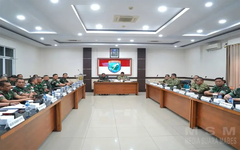 Kasdam XII/Tpr Sambut Tim Audit Itjen TNI, Perkuat Transparansi dan Akuntabilitas Kinerja