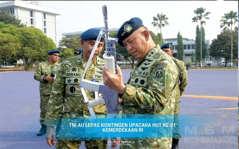 TNI AU Lepas Kontingen Upacara HUT ke-81 Kemerdekaan RI, Siap Tampilkan Pengabdian Terbaik