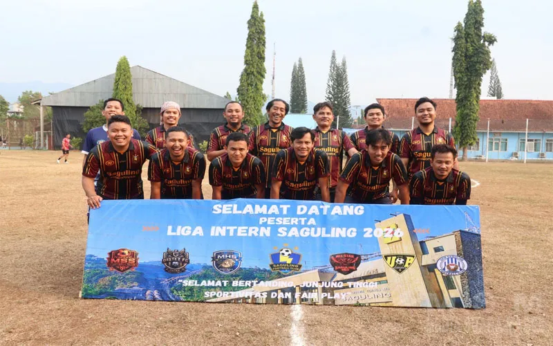 Semarak HUT Kemerdekaan RI, Liga Intern Sepak Bola Pererat Kebersamaan Insan PLTA Saguling