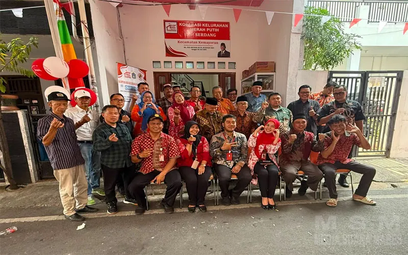 Ketua DMI Kemayoran Hadir Pada Peresmian Koperasi Kelurahan Merah Putih (KKMP) Kelurahan Serdang