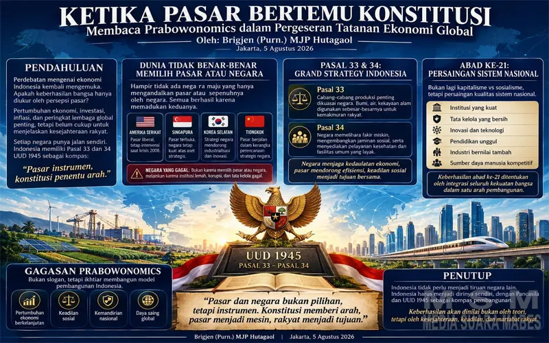 Ketika Pasar Bertemu Konstitusi: Membaca Prabowonomic Dalam Pergeseran Tatanan Ekonomi Global