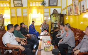 Kapolres Sambas Pererat Silaturahmi Dengan Keraton Alwatzikhoebillah Kesultanan Sambas, Perkuat Sinergi Menjaga Kamtibmas
