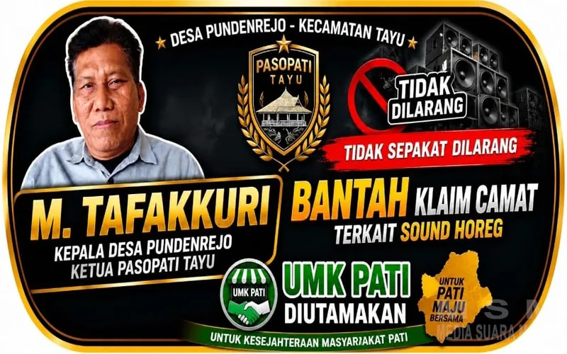 Tak Ada Kesepakatan Kades Larang Sound Horeg, Ketua Pasopati Tayu Bantah Klaim Camat