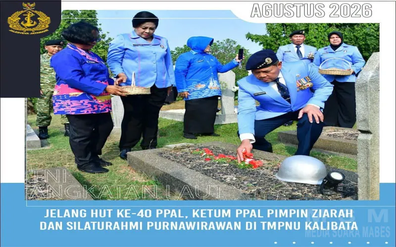 Jelang HUT-40 PPAL, Yudo Margono Pimpin Ziarah dan Tabur Bunga di TMPNU Kalibata