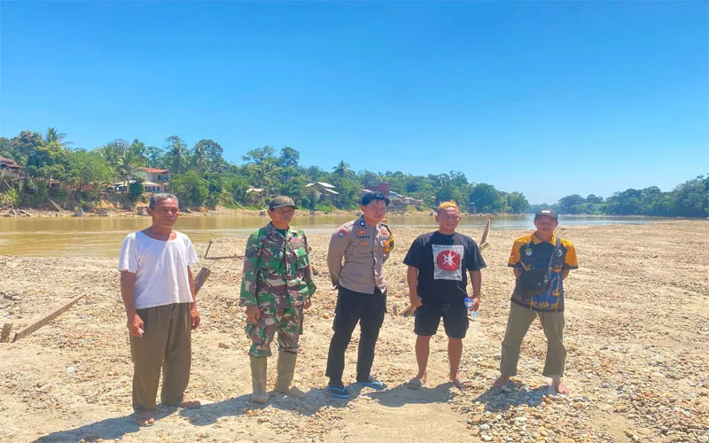 Tindaklanjuti Aduan Warga,Aparat Gabungan Grebek Lokasi Dugaan PETI Di Mensubang