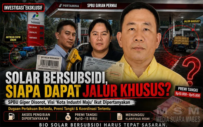 Erwin Wurangian Pernah Gaungkan Kota Industri Maju Dalam Pilwako, SPBU Giper Disorot Atas Dugaan Sistem Distribusi Solar yang Menyimpang