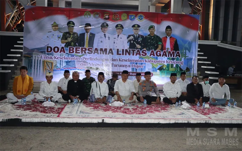 Pemkab Ketapang Bersama Forkopimda, Gelar Doa Lintas Agama Memohon Keselamatan dan Turunnya Hujan