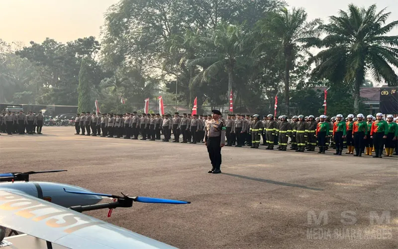 Pimpin Apel Gelar Pasukan Karhutla, Dir Samapta Polda Kalbar Tekankan Kesiapsiagaan
