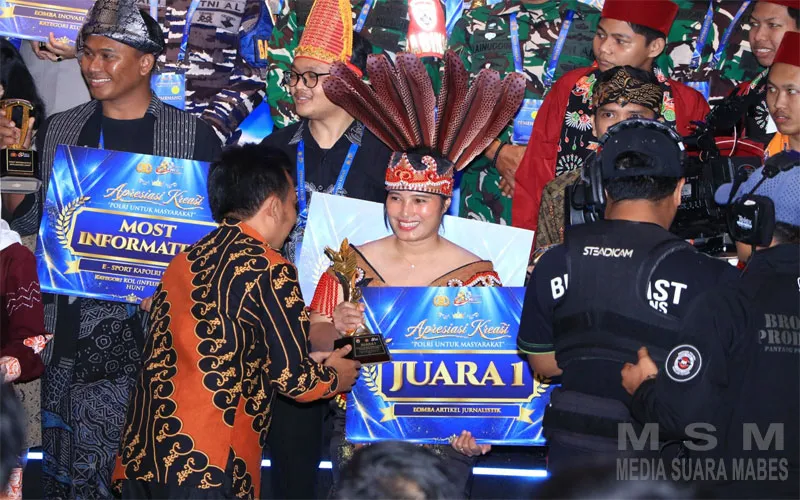 Dari Perbatasan Kabupaten Bengkayang ke Panggung Nasional, Narwati Bawa Pulang Juara 1 Lomba Jurnalistik Hari Bhayangkara ke-80 tahun 2026