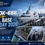 KRI Golok-688 Dukung Naval Base Open Day 2026 di Kodaeral VI Makassar