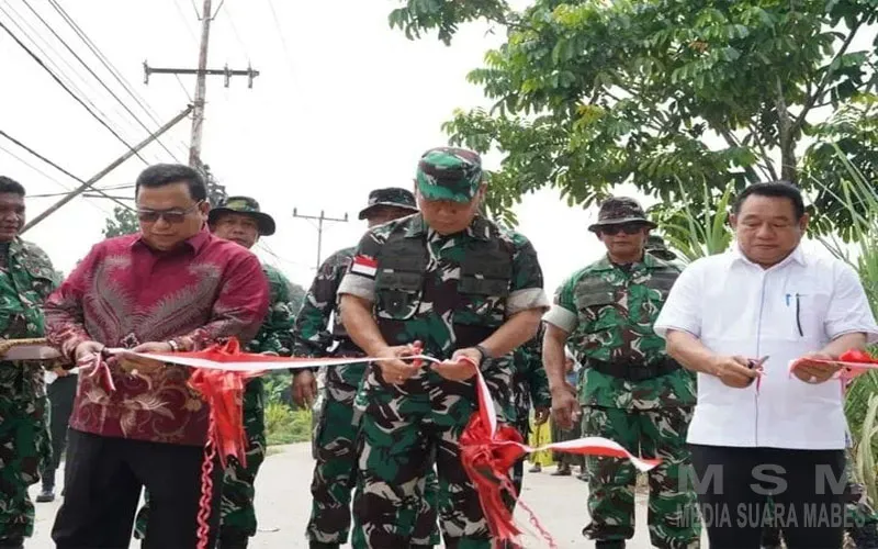 Kasdam XII/Tpr Tutup TMMD ke-129 di Kubu Raya, Tegaskan Komitmen Membangun Negeri dari Desa