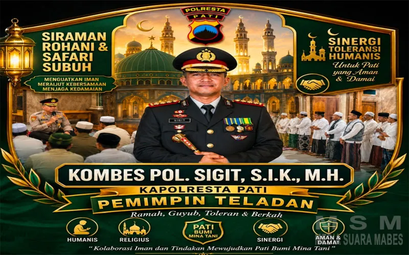 Teladan Jaga Kedamaian, Kapolresta Pati Siraman Rohani dan Safari Subuh