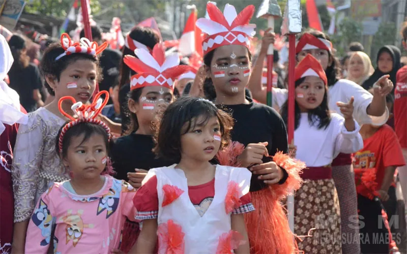 Parade Sepeda Hias dan Fashion Show Kemerdekaan RW 08 Meriah, Warga Tugu Utara Antusias Rayakan HUT RI ke-81