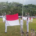Upacara Detik-Detik Proklamasi Tingkat Kecamatan Punduh Pidada Berjalan Lancar dan Khidmat, Dilanjutkan Persembahan Seni Tari