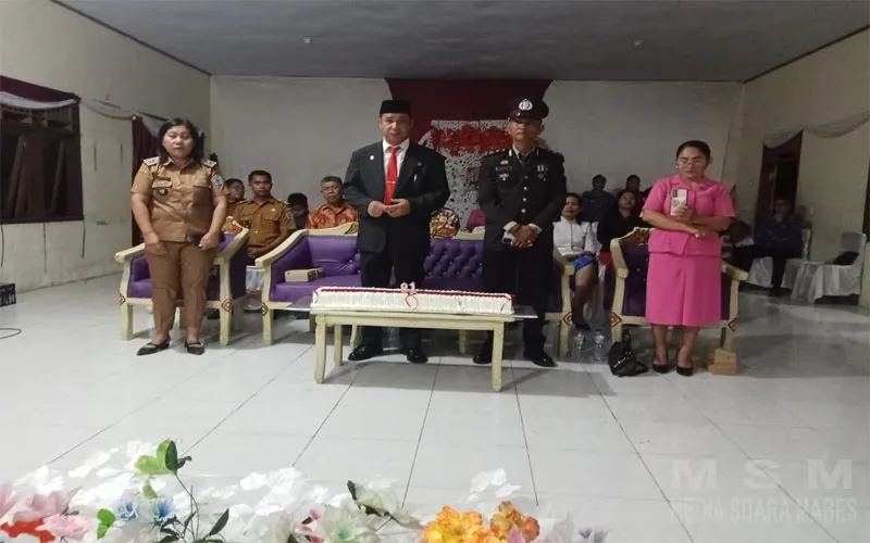 TOS Kenegaraan Membahana di Moronge, Camat Jesua Billy Manopode Bersama Paskibraka Satukan Semangat Kebangsaan