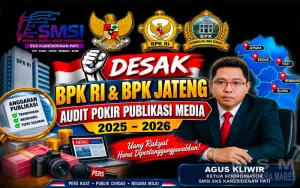SMSI Desak BPK Bongkar Aliran Pokir Publikasi Media 2025 – 2026
