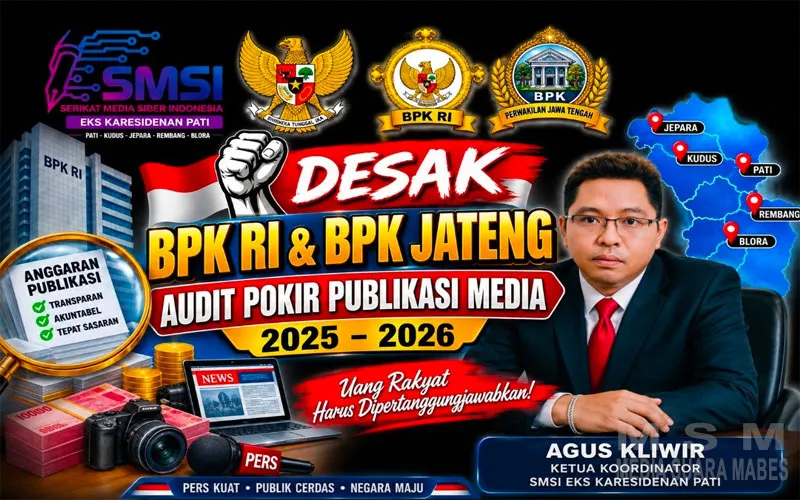SMSI Desak BPK Bongkar Aliran Pokir Publikasi Media 2025 – 2026