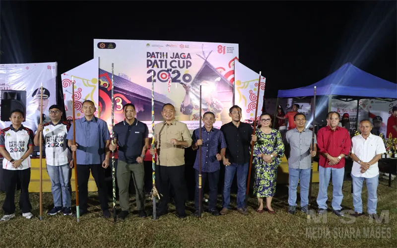 Semarak HUT RI ke-81, Kapolres Ketapang Hadiri Penutupan Menyumpit Patih Jaga Patih Cup 2026