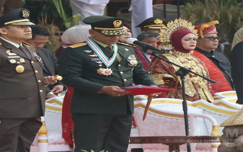 Upacara HUT ke-81 Kemerdekaan RI Tingkat Provinsi Jawa Barat, Pangdam III/Siliwangi Hadiri Upacara di Gedung Sate