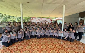 Polwan Peduli Stunting, Polwan Polda Papua Barat Hadir Untuk Dukung Percepatan Penurunan Stunti