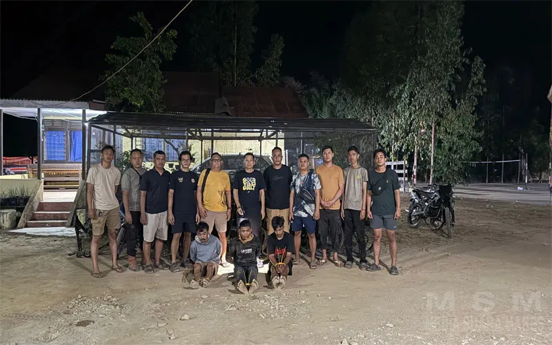 Tiga Pelaku Curanmor Dan 9 Unit Sepada Motor Berhasil Diamankan Polsek Tumbang Titi