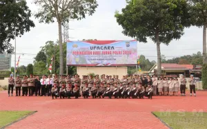 Semangat Juang Bhayangkara, Polres Humbahas Peringati Hari Juang Polri