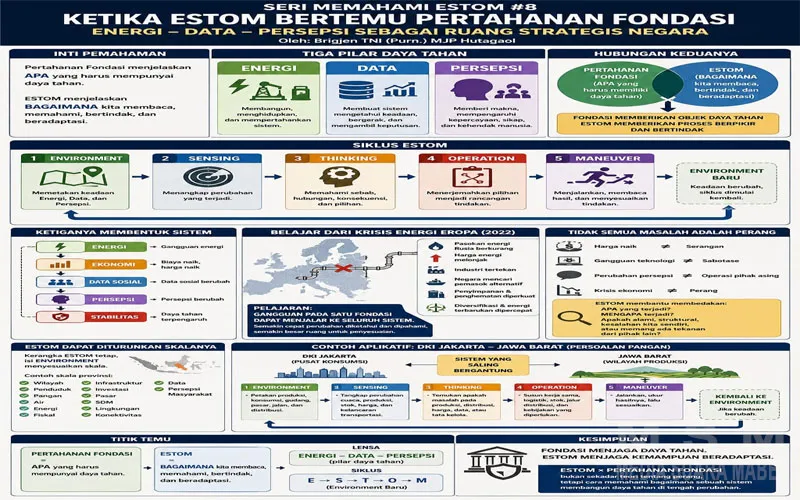 Ketika ESTOM Bertemu Pertahanan Fondasi: Energi, Data, dan Persepsi sebagai Ruang Strategis Negara