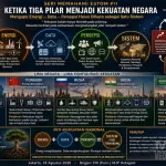 KETIKA TIGA PILAR MENJADI KEKUATAN NEGARA : Energi, Data, dan Persepsi Harus Dibaca sebagai Satu Sistem