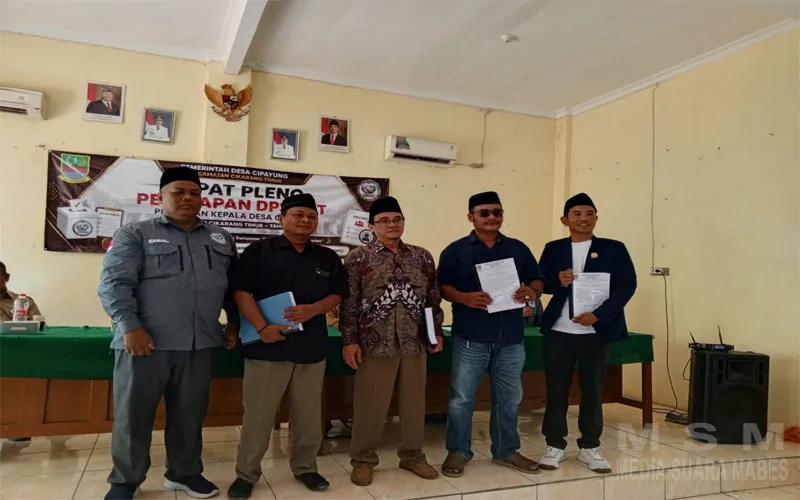 Rapat Pleno Penetapan DPS Desa Cipayung, Tercatat 10.986 Pemilih