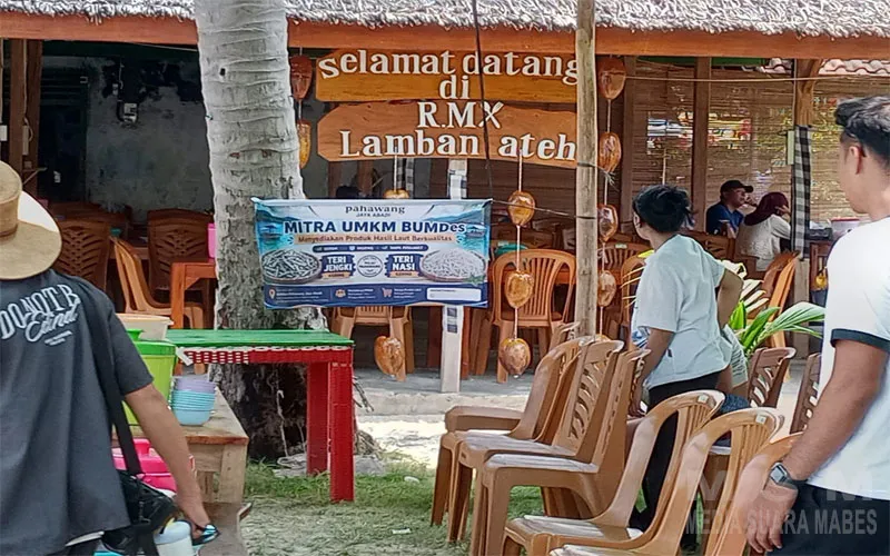 “Lamban Ateh” di Dusun 4 Kalangan Desa, Pulau Pahawang Jadi Incaran Wisatawan Mancanegara