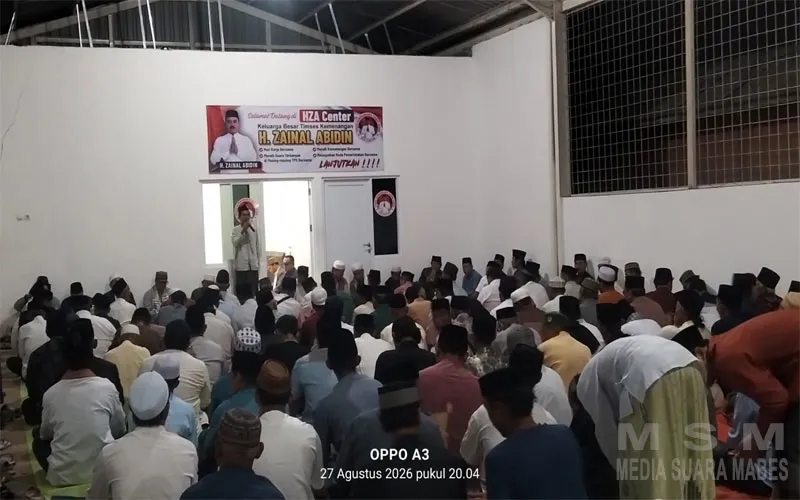 Yasinan dan Ratiban Rutin Malam Jumat, Pendukung Zainal Abidin Gelar Doa Bersama