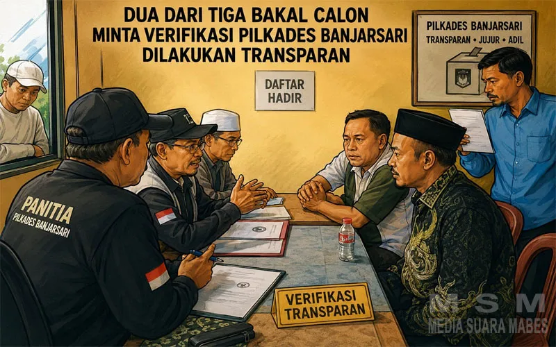 Dua Dari Tiga Bakal Calon Minta Verifikasi Pilkades Banjarsari Dilakukan Transparan