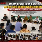 Satgas TNI Berikan Penyuluhan Karhutla di Sagatani, Camat Singkawang Selatan Ajak Masyarakat Perkuat Pencegahan