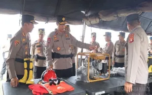 Terima 48 Personel BKO dan Bantuan Sarpras dari Kapolri, Polda Kalteng Perkuat Penanganan Karhutla