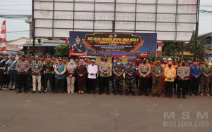 Polres Ketapang Gelar Apel Pasukan Ops Aman Nusa II Karhutla Kapuas 2026