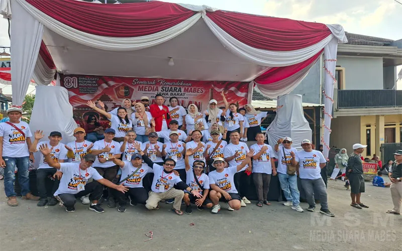 Media Suara Mabes Jawa Barat Gandeng RW 25 Perum Bukit Berlian Gelar Acara Puncak HUT RI Ke-81, Maulid Nabi & Santunan Yatim