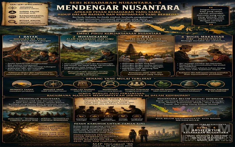 Seri Kesadaran Nusantara 3: Mendengar Nusantara, Menemukan Benang Kesadaran di Tengah Keragaman Budaya