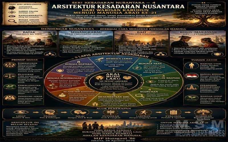 Arsitektur Kesadaran Nusantara, Merawat Warisan Karuhun untuk Menjawab Tantangan Abad ke-21